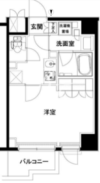 ルーブル木場 205 間取り図