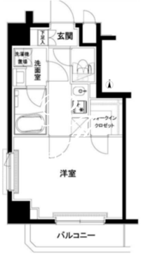 ルーブル木場 301 間取り図