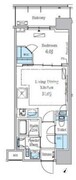 パークアクシス東日本橋ステーションゲート 1104 間取り図