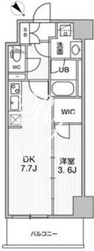 コンフォリア・リヴ志村三丁目 303 間取り図