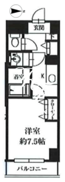 HF銀座レジデンスイースト2 203 間取り図