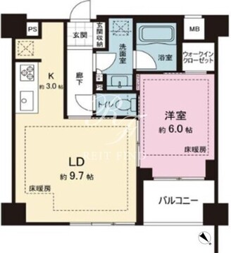 ザ・ライオンズ池袋 311 間取り図