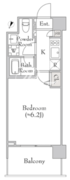 ＢｌｕＲｏｃｋ豊洲 502 間取り図