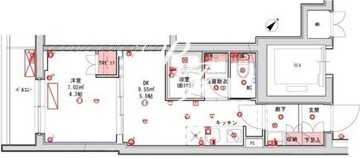 品川大井町レジデンス 205 間取り図