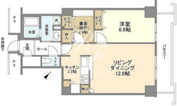 トルナーレ日本橋浜町 4202 間取り図