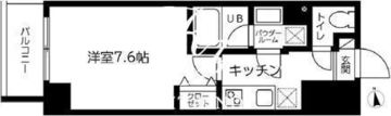 スカイコート蔵前2 302 間取り図