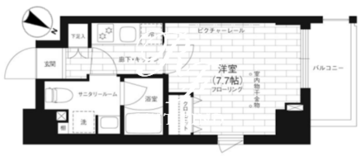 ステージファースト大森山王 1102 間取り図