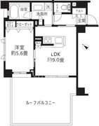 クリオ渋谷ラ・モード 201 間取り図