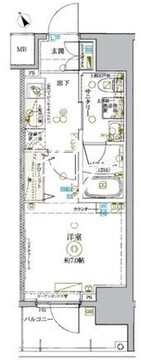 KDXレジデンス池袋ウエスト 602 間取り図