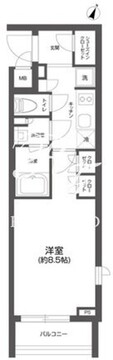 グランパセオ四谷若葉 303 間取り図