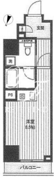 フィールA渋谷 313 間取り図