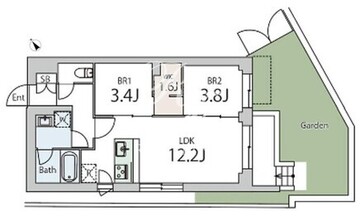 グランデュオ千歳船橋6 102 間取り図