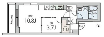 グランデュオ千歳船橋6 305 間取り図