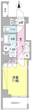 セルビシエ白金 402 間取り図