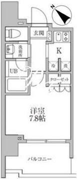 レジディア文京本郷3 501 間取り図