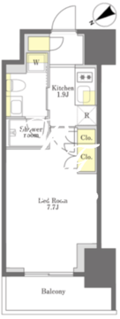 プライムメゾン大塚 902 間取り図