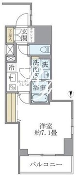 プルミエ市谷薬王寺 304 間取り図