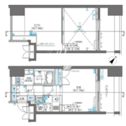 ズーム目黒 402 間取り図