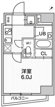 コンシェリア新橋 503 間取り図