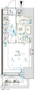 クレイシア門前仲町 1401 間取り図