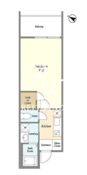 コンフォリア中落合 219 間取り図