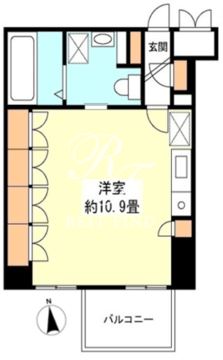 グランカーサ新宿御苑 405 間取り図