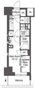 コンフォリア東新宿 1115 間取り図