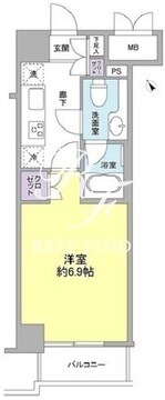 コンフォリア三宿 1002 間取り図