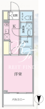 プライマル西大井グリーン 328 間取り図