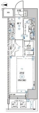 アルテシモラート 405 間取り図