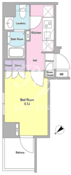 ログ武蔵小山 902 間取り図