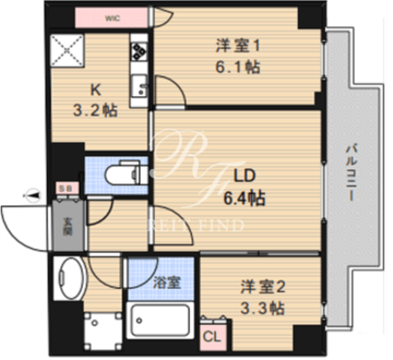 アーバンパーク三ノ輪 1001 間取り図