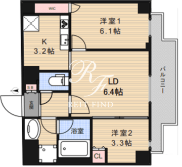 アーバンパーク三ノ輪 801 間取り図