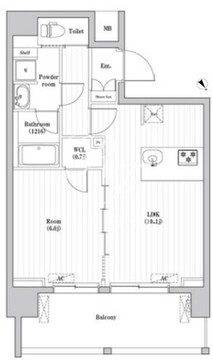 アーバンパーク押上 604 間取り図