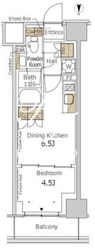 パークアクシス新宿百人町 133 間取り図