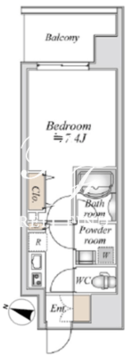 板橋本町ステーションレジデンス 710 間取り図