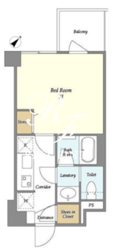 グランカーサ清澄白河 302 間取り図