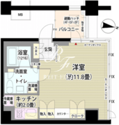 ガーデニエール砧レジデンス 208 間取り図