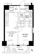 パークアクシス板橋本町弐番館 1403 間取り図