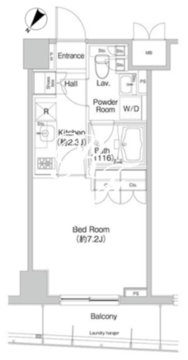 パークフロント淡路町 904 間取り図