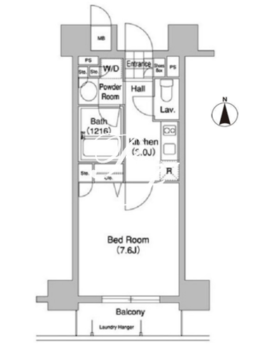 コンフォリア清澄白河サウス 903 間取り図