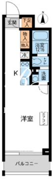 アーデン芝公園 1204 間取り図