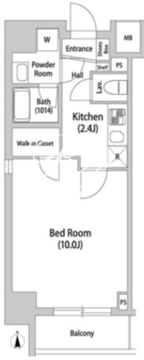 モンレーヴ森下 901 間取り図