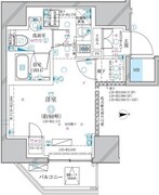 ディアレイシャス蒲田2 502 間取り図