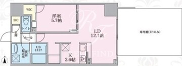 ウィレスタ 106 間取り図