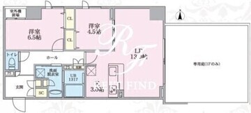 ウィレスタ 407 間取り図