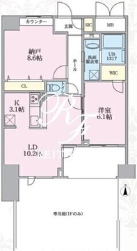 ウィレスタ 403 間取り図