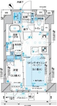 ルジェンテ早稲田 502 間取り図