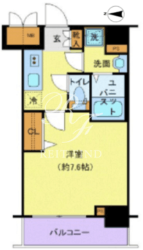 プレサンス新宿中落合メーディオ 402 間取り図