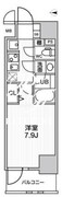 ルーツ菊川 403 間取り図